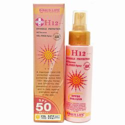 H12無油隱形蘆薈防曬噴霧 SPF50